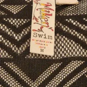 Miken | Swim | Swim Cover Up 3 Medium 2 Black White Used | Poshmark
